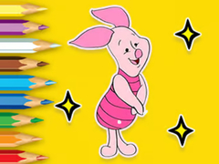 Jogo Coloring Book: Piglet With Balloon
