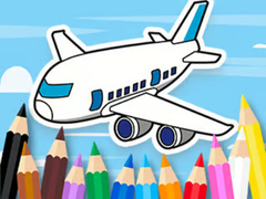 Jogo Coloring Book: Flying Airplane