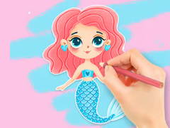 Jogo Coloring Book: Enjoying Mermaid