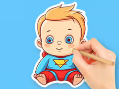 Jogo Coloring Book: Cute Super Baby