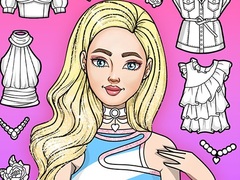 Jogo Girl Coloring Dress Up Games
