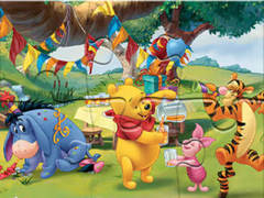 Jogo Jigsaw Puzzle: Winnie The Pooh Party