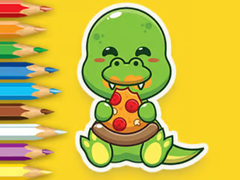 Jogo Coloring Book: Hungry Dinosaurs
