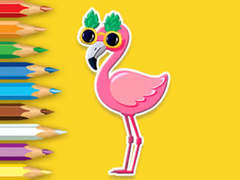 Jogo Coloring Book: Flamingo