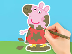 Jogo Coloring Book: Peppa In The Mud
