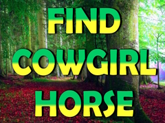 Jogo Find Cowgirl Horse