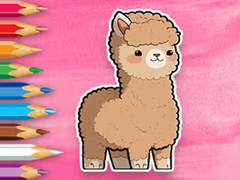 Jogo Coloring Book: Cute Alpaca