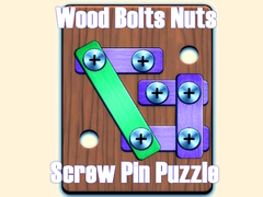 Jogo Wood Bolts Nuts Screw Pin Puzzle