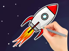 Jogo Coloring Book: Flying Rocket