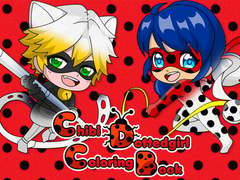 Jogo Chibi Dotted Girl Coloring Book