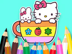 Jogo Coloring Book: Kitty Cup