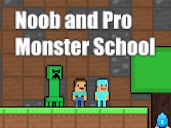 Jogo Noob and Pro Monster School