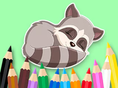 Jogo Coloring Book: Baby Raccoon