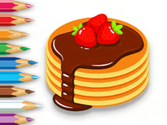 Jogo Coloring Book: Strawberry Pancake