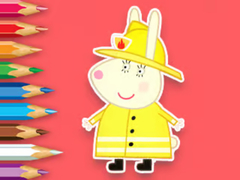 Jogo Coloring Book: Rabbit Firefighter