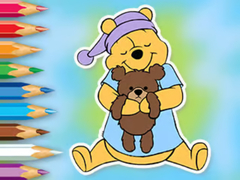 Jogo Coloring Book: Winnie With Toy Bear