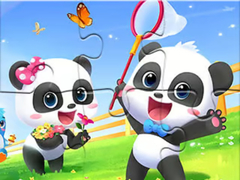 Jogo Jigsaw Puzzle: Baby Panda Spring Outing