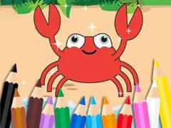 Jogo Coloring Book: Happy Crab