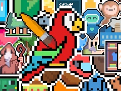Jogo The Frame: Pixel Art