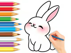 Jogo Coloring Book: Cute Rabbit