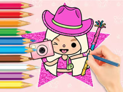 Jogo Coloring Book: Toca Baca World