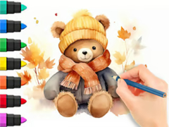 Jogo Coloring Book: Autumn Bear