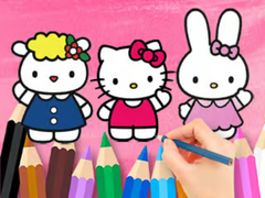 Jogo Coloring Book: Hello Kitty With Friends