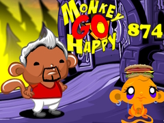Jogo Monkey Go Happy Stage 874