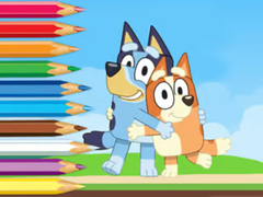 Jogo Coloring Book: Bluey And Bingo Holiday