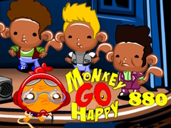 Jogo Monkey Go Happy Stage 880 New Monkeys On Block Theme