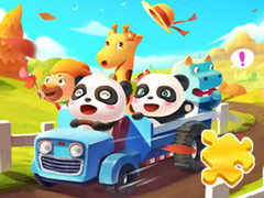 Jogo Jigsaw Puzzle: Baby Panda Autumn
