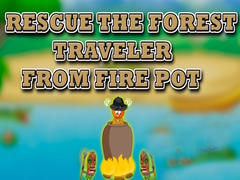 Jogo Rescue the Forest Traveler from Fire Pot