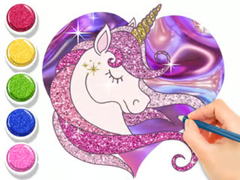 Jogo Coloring Book: Glowing Unicorn