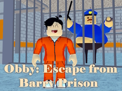 Jogo Obby: Escape from Barry Prison