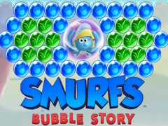 Jogo Smurfs Bubble Story