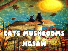Jogo Cats Mushrooms Jigsaw