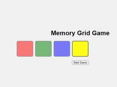 Jogo Memory Grid