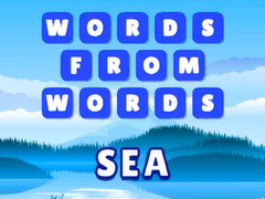 Jogo Words from words: Sea