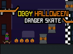 Jogo Obby Halloween Danger Skate