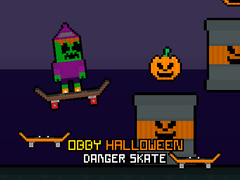 Jogo Obby Halloween Danger Skate