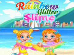 Jogo Rainbow Glitter Slime
