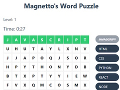Jogo Magnetto's Word Puzzle