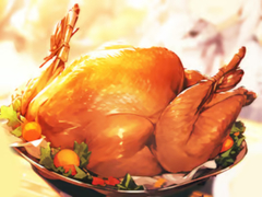 Jogo Jigsaw Puzzle: Thanksgiving Harvest Dinner