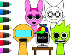 Jogo Coloring Book: Sprunki Incredibox
