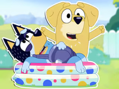 Jogo Jigsaw Puzzle: Bluey Dad Baby
