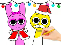 Jogo Coloring Book: Sprunki Christmas