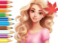Jogo Coloring Book: Barbie Autumn Tale