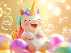 Jogo Jigsaw Puzzle: Unicorn Bubble Fun