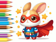 Jogo Coloring Book: Super Rabbit