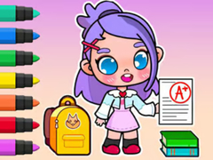 Jogo Coloring Book: Avatar School Day
